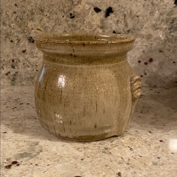 70s RUSTIC HANDMADE POTTERY JARS – SET OF 3 - Picture 6 of 14